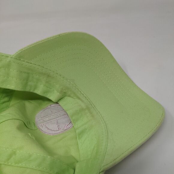 Monogram Slideback Hat Green One Size Embroidered Lilly Pulitzer 6 Panel - Picture 8 of 10